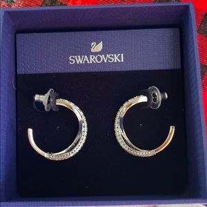 Swarovski hoops